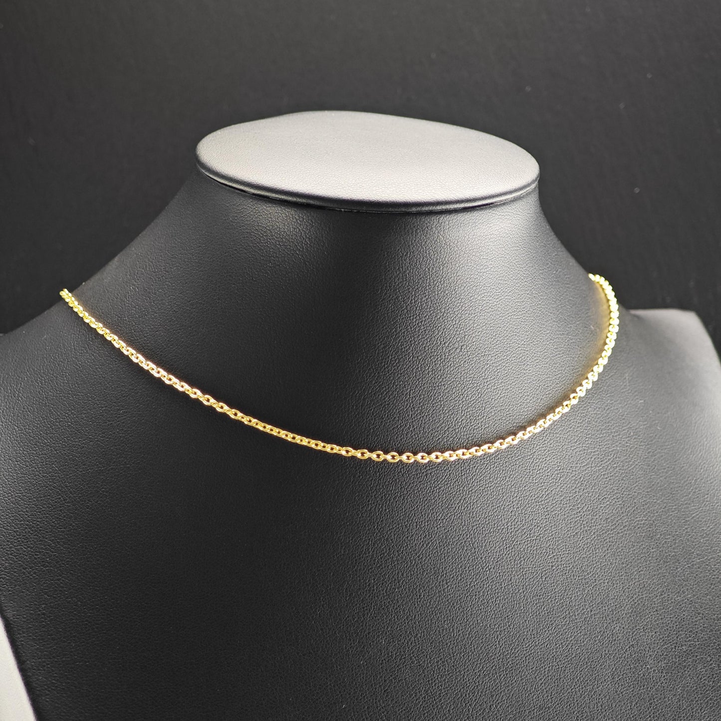 Gold Plated Link Chain Sterling Silver Necklace N2759