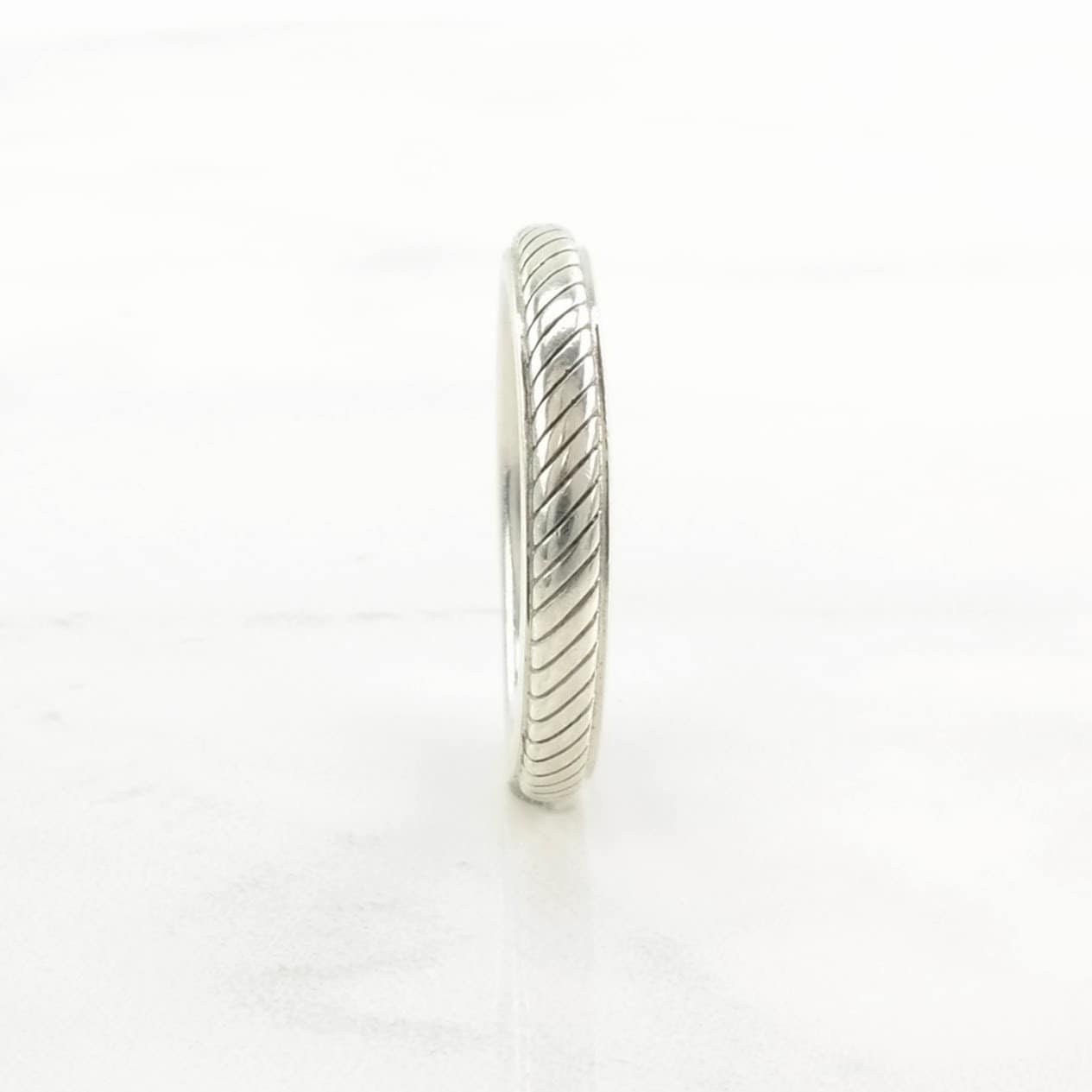 Judith Ripka Sterling Silver Ring, Minimalist Size 6