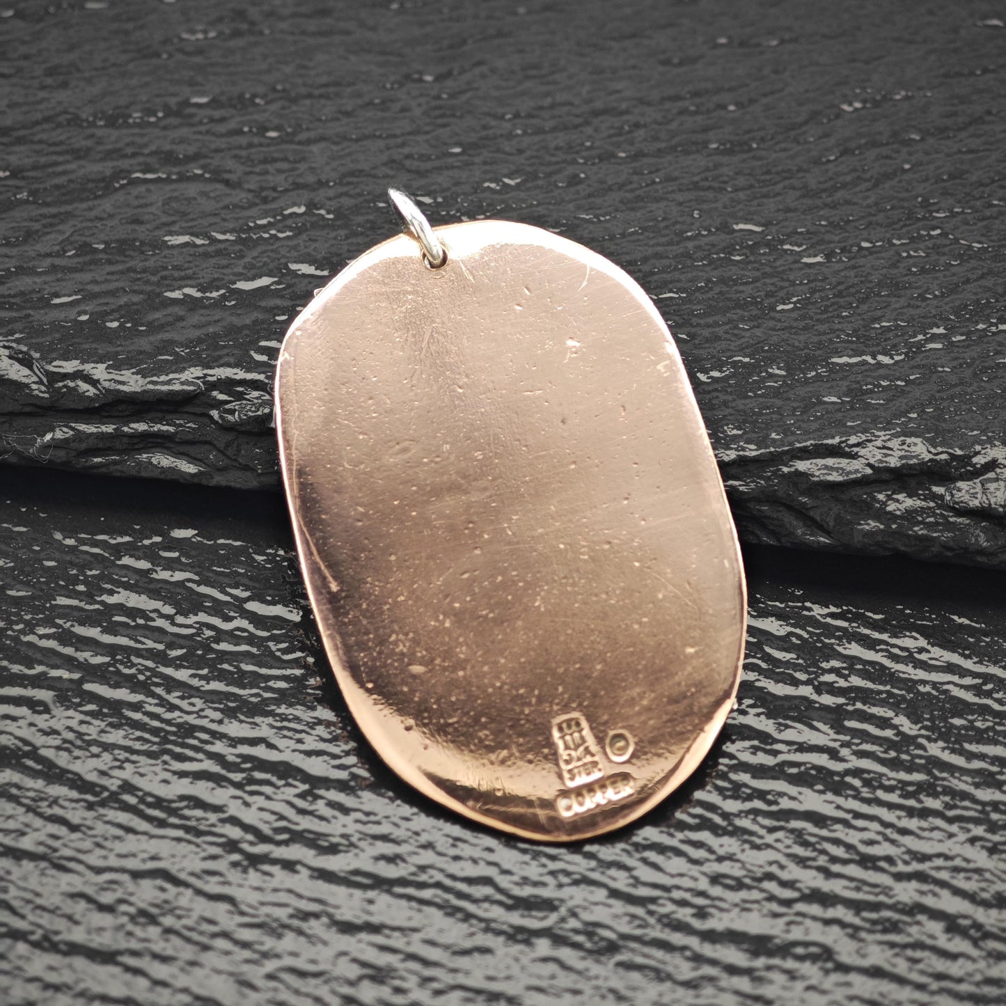 Retired James Avery Copper Dove Pendant Sterling Silver P2803