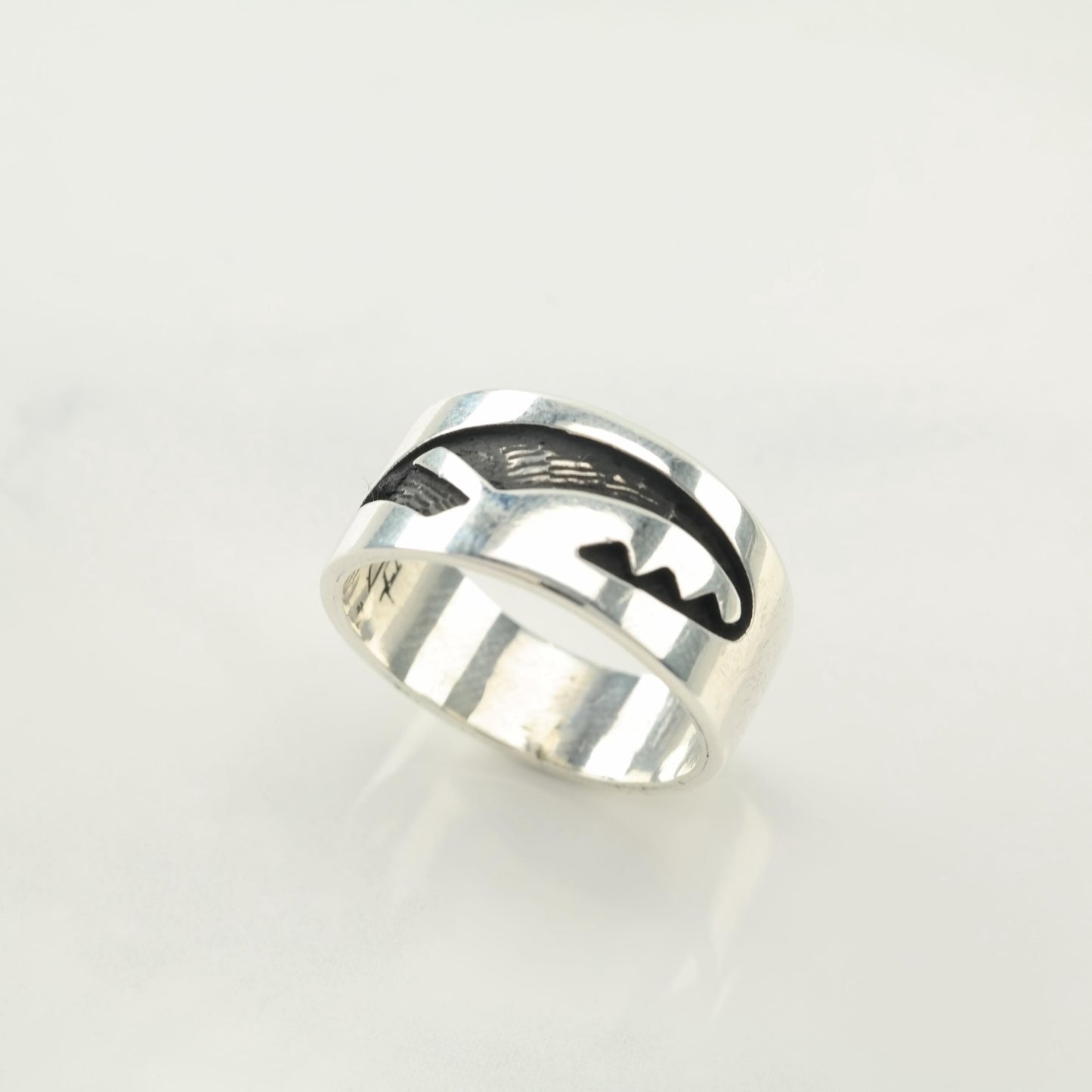 Native American, Hopi Sterling Silver Ring Size 7 1/4