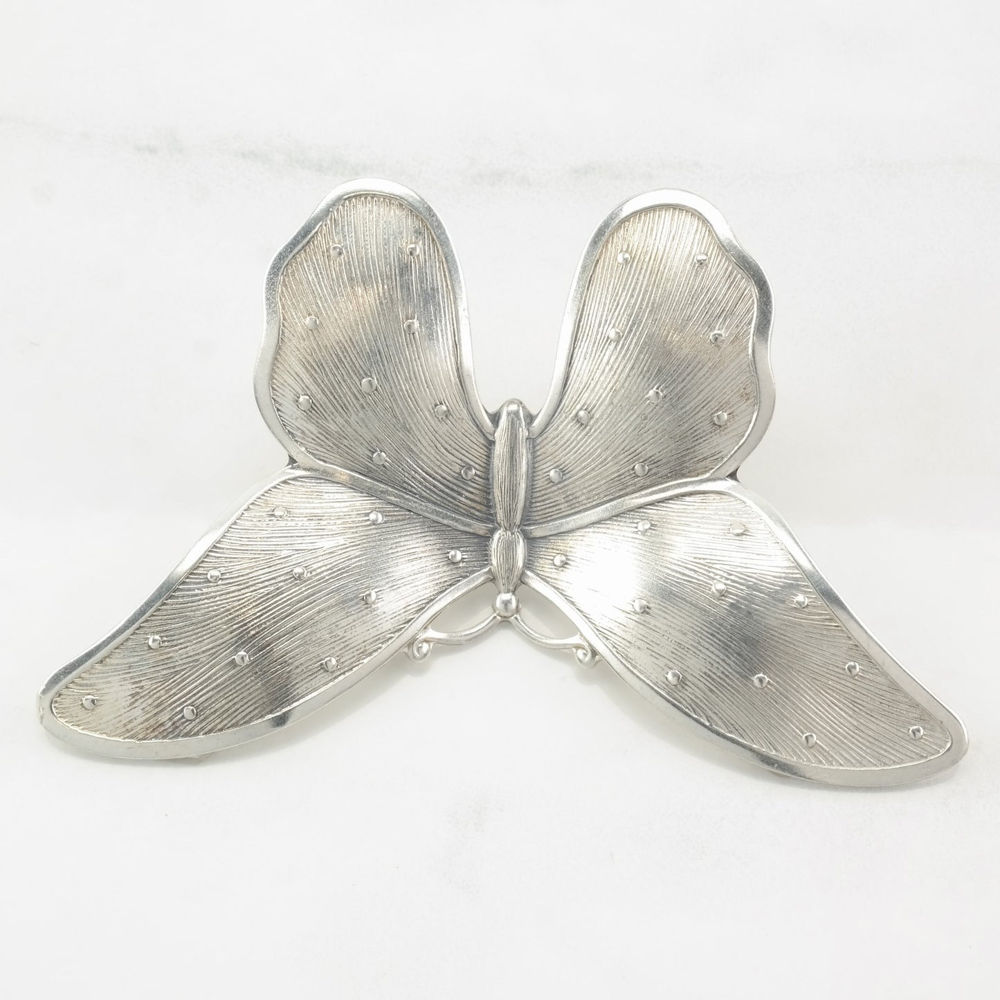 Vintage Butterfly Brooch Sterling Silver