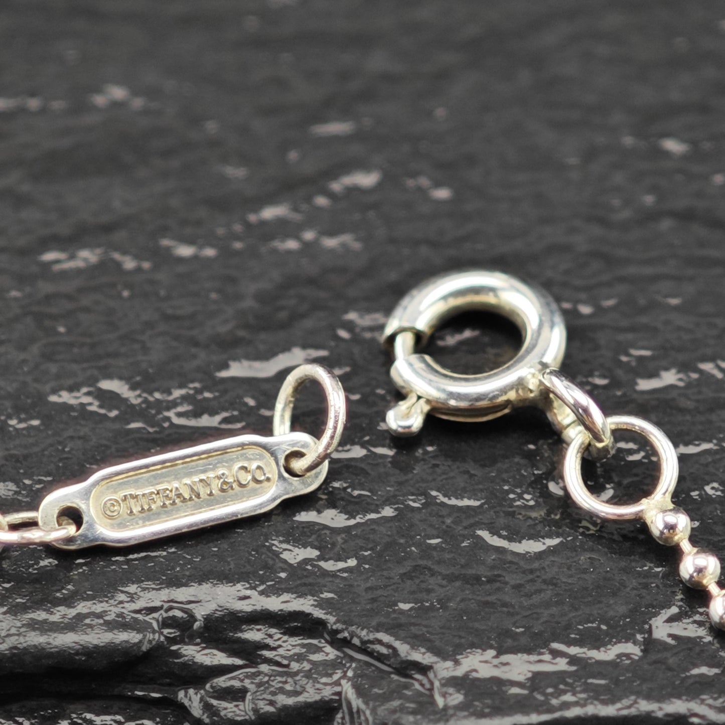 Vintage Tiffany & Co. Sterling Silver Round Pendant 19mm Necklace