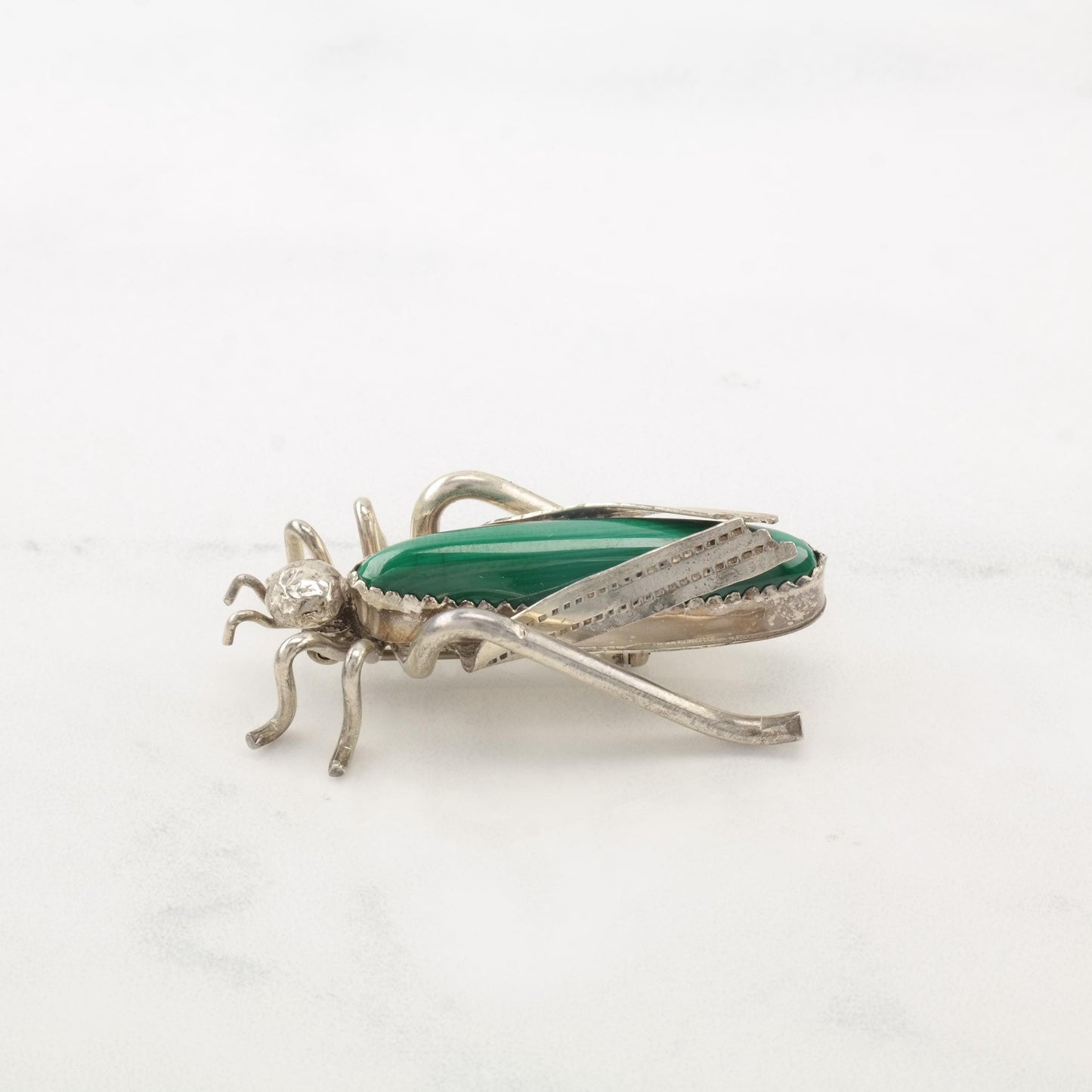 Choice, Native American and Southwest Insect Sterling Silver Brooch Beetle Grasshopper