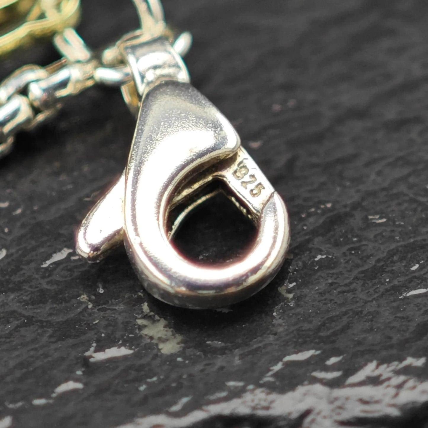 Vintage David Yurman Sterling Silver Gold 14K Gold Tag 2mm Box Chain Necklace