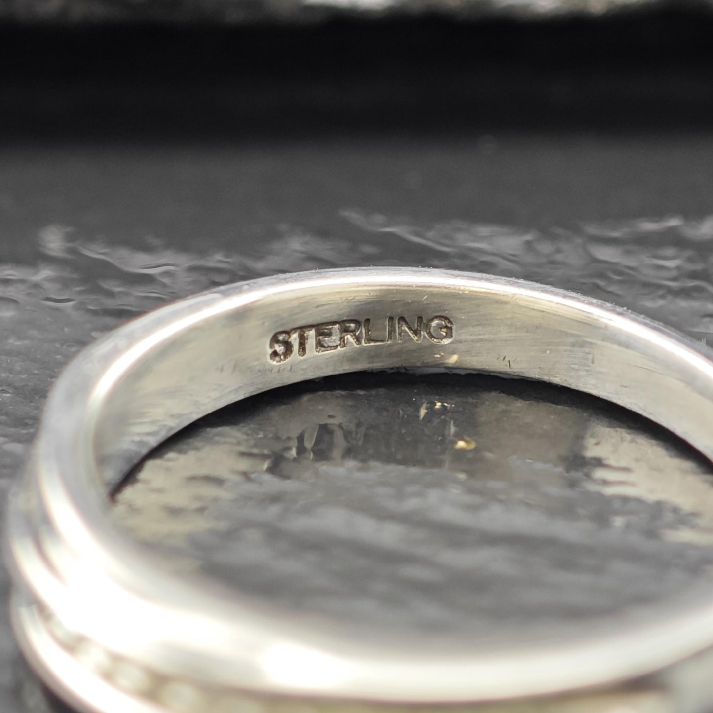Sterling Silver 13 Diamond Band Ring Minimalist Style Size 7 R6182