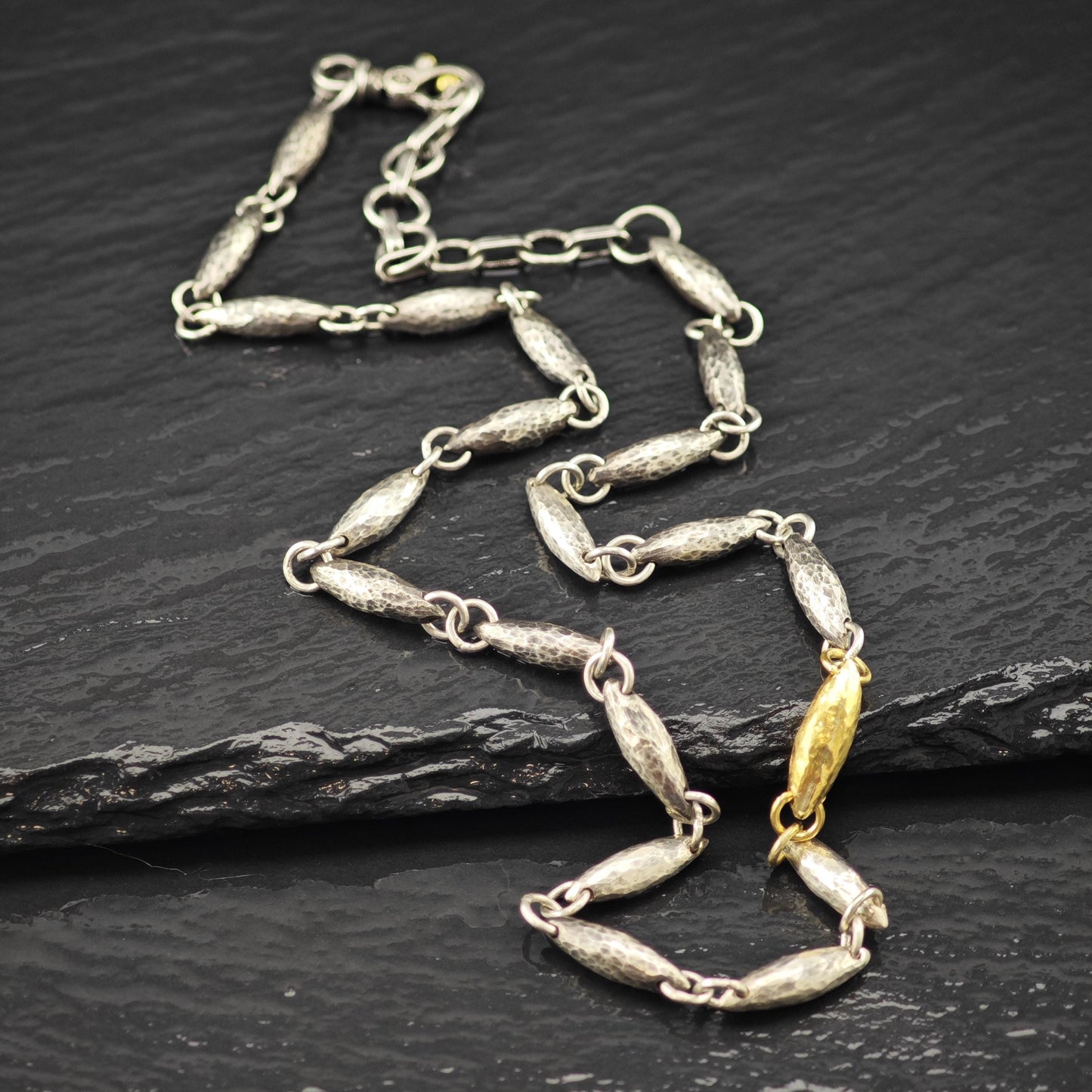 Gurhan, Orb Sterling Silver Gold 24k Gold Gilded Accent Necklace