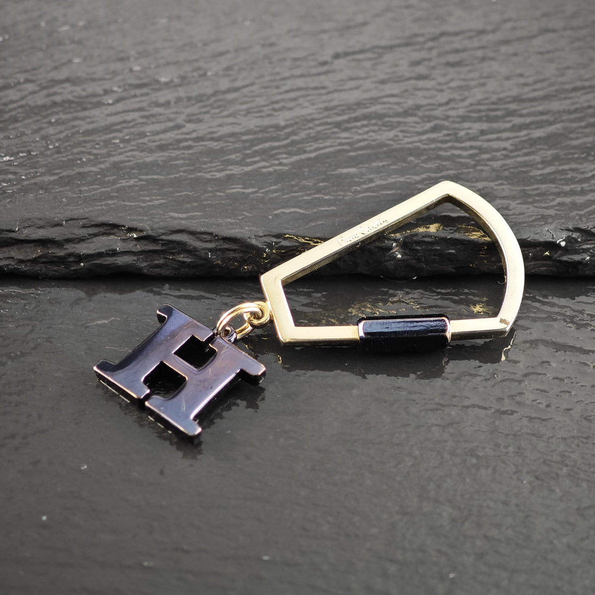 Vintage Pierre Cardin Keychain Initial H Twist Lock MISC0427