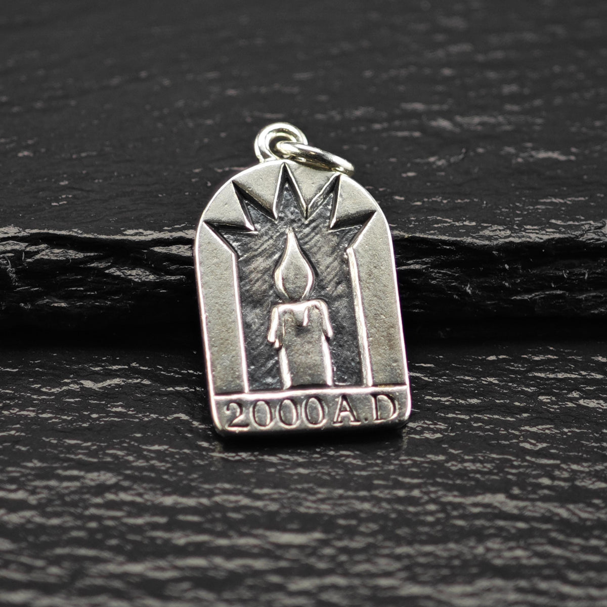 Vintage James Avery Sterling Silver Millennium Candle Charm P3181