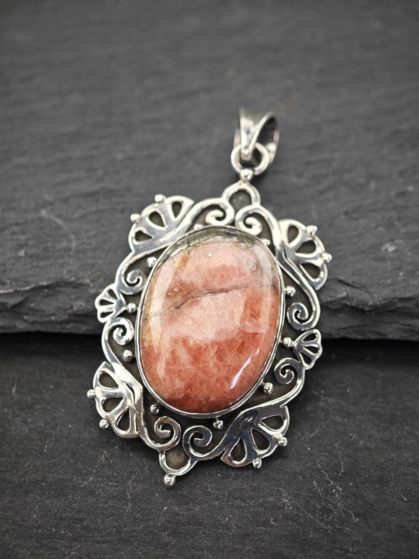 Nicky Butler Rhodonite Pendant, Sterling Silver