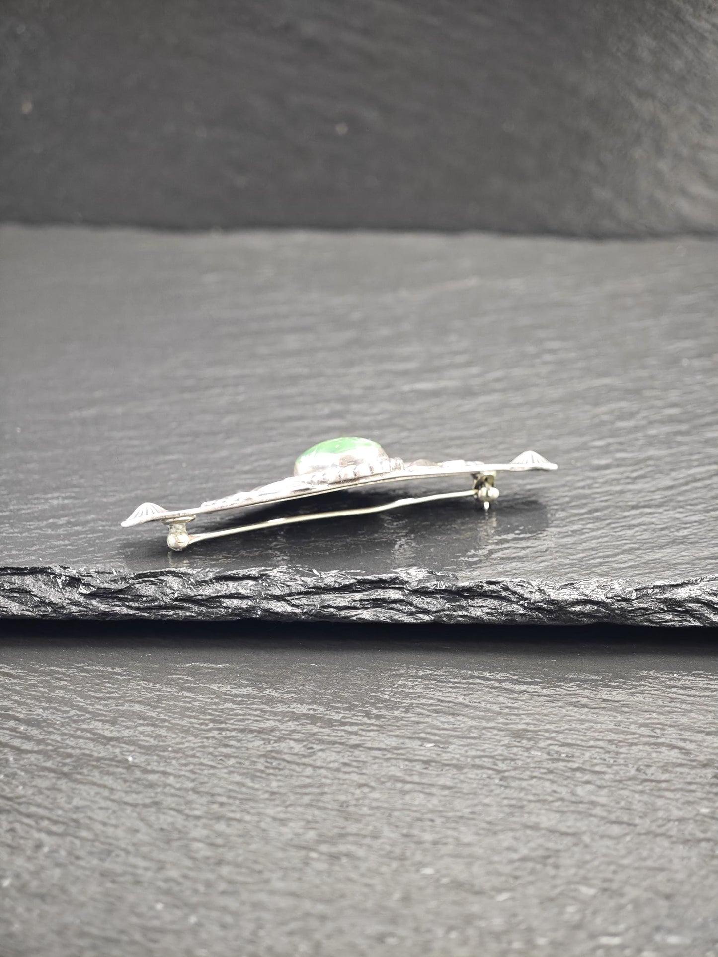 Fred Harvey Era, Stamped Brooch Sterling Silver
