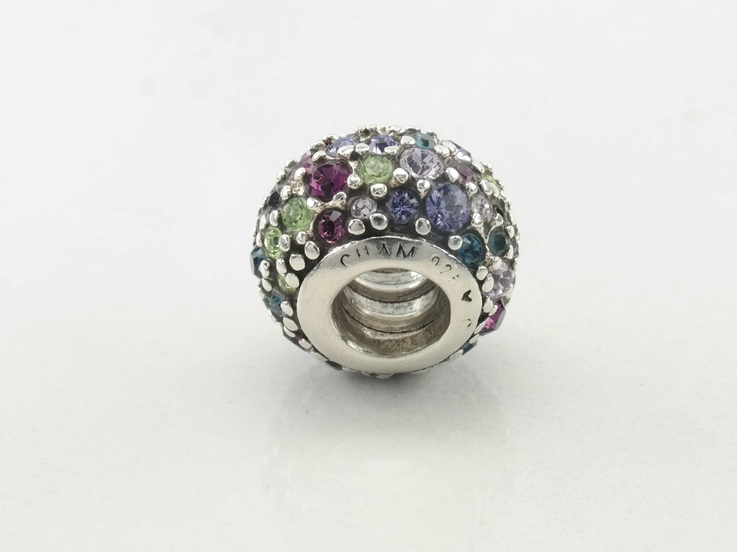 Vintage Chamilia Gemstone Charm Sterling Silver