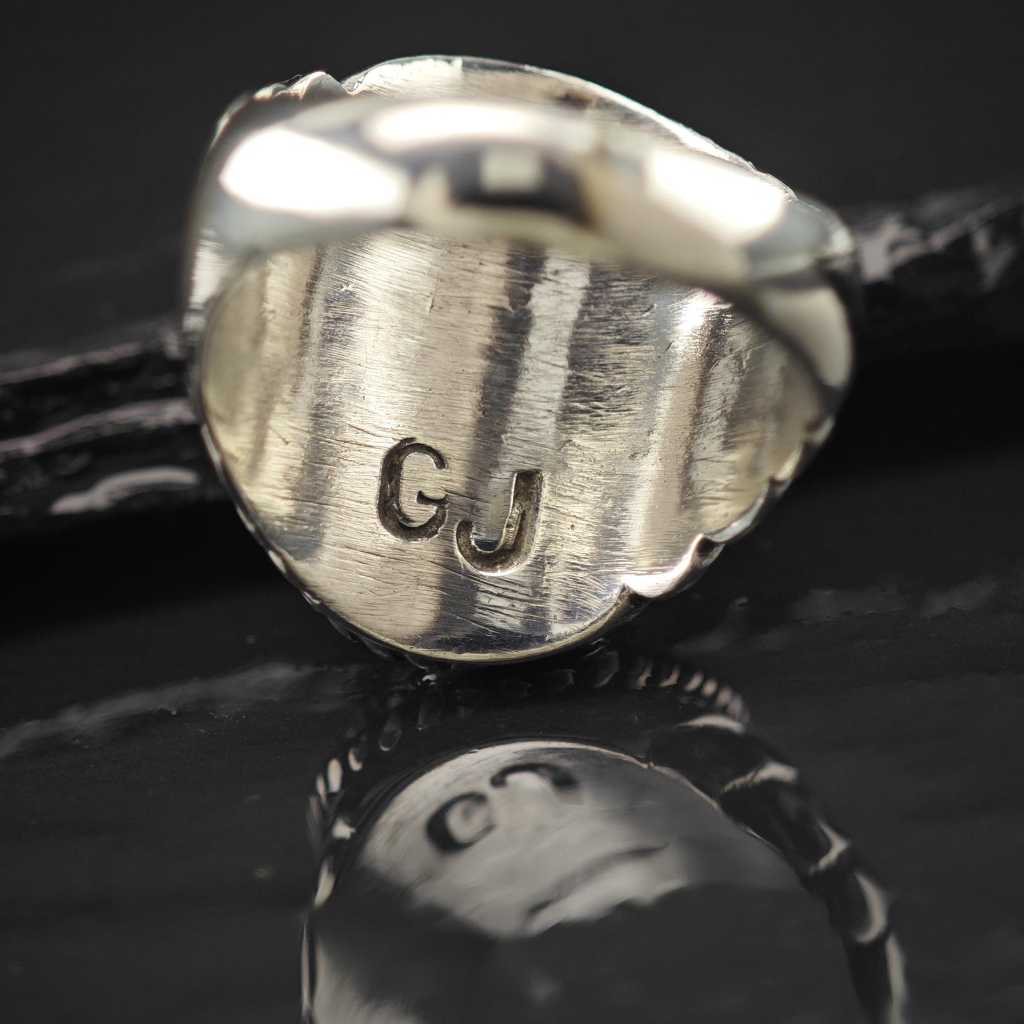 Large Turquoise Ring Sterling Silver Native American