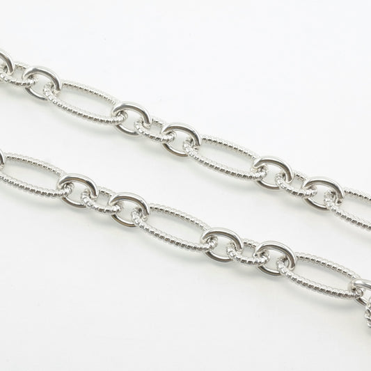 Judith Ripka Sterling Silver Chain Necklace