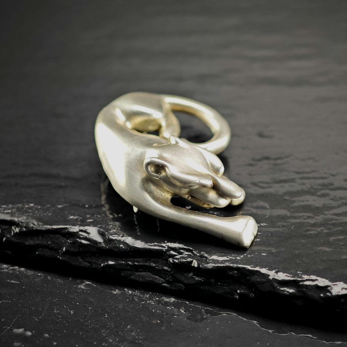 Jaguar Sterling Silver Brooch/Pendant B2269