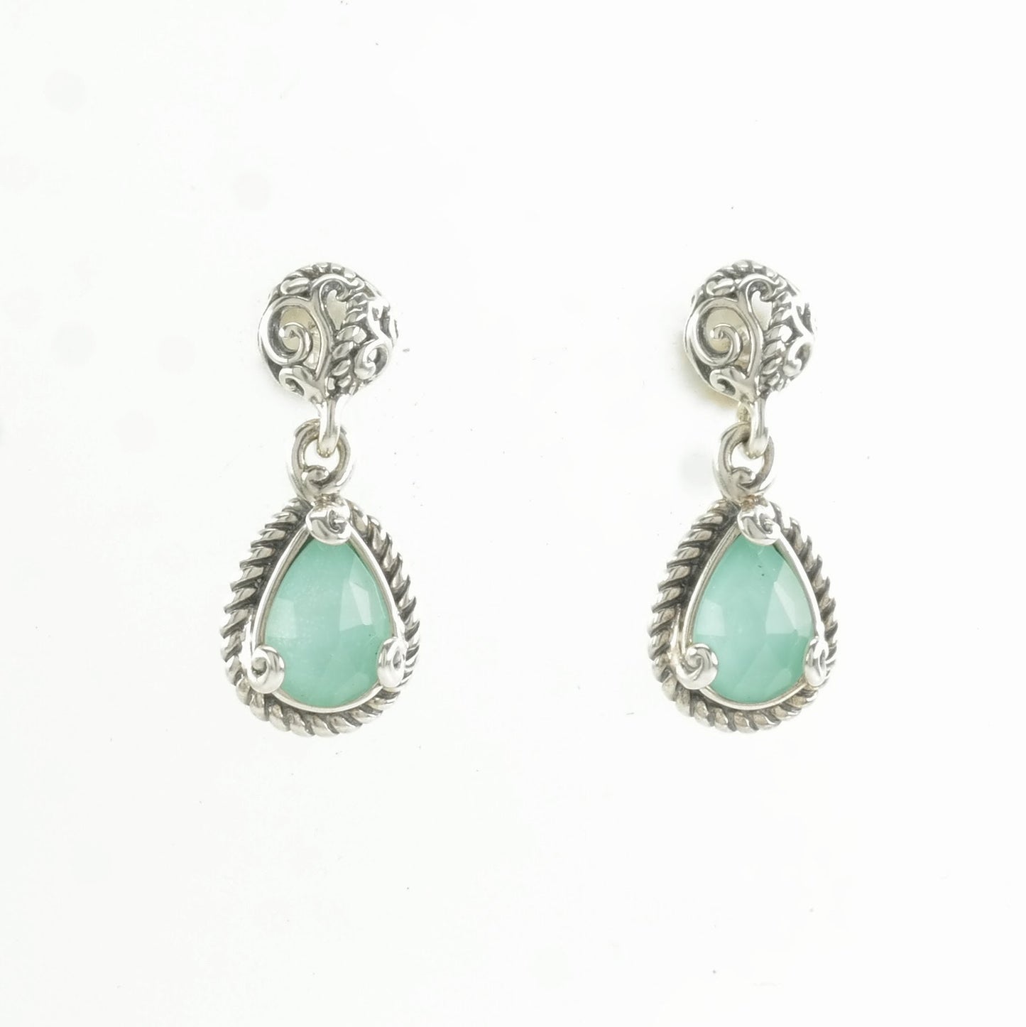 Choice: Carolyn Pollack Stud Dangle Earrings Sterling Silver