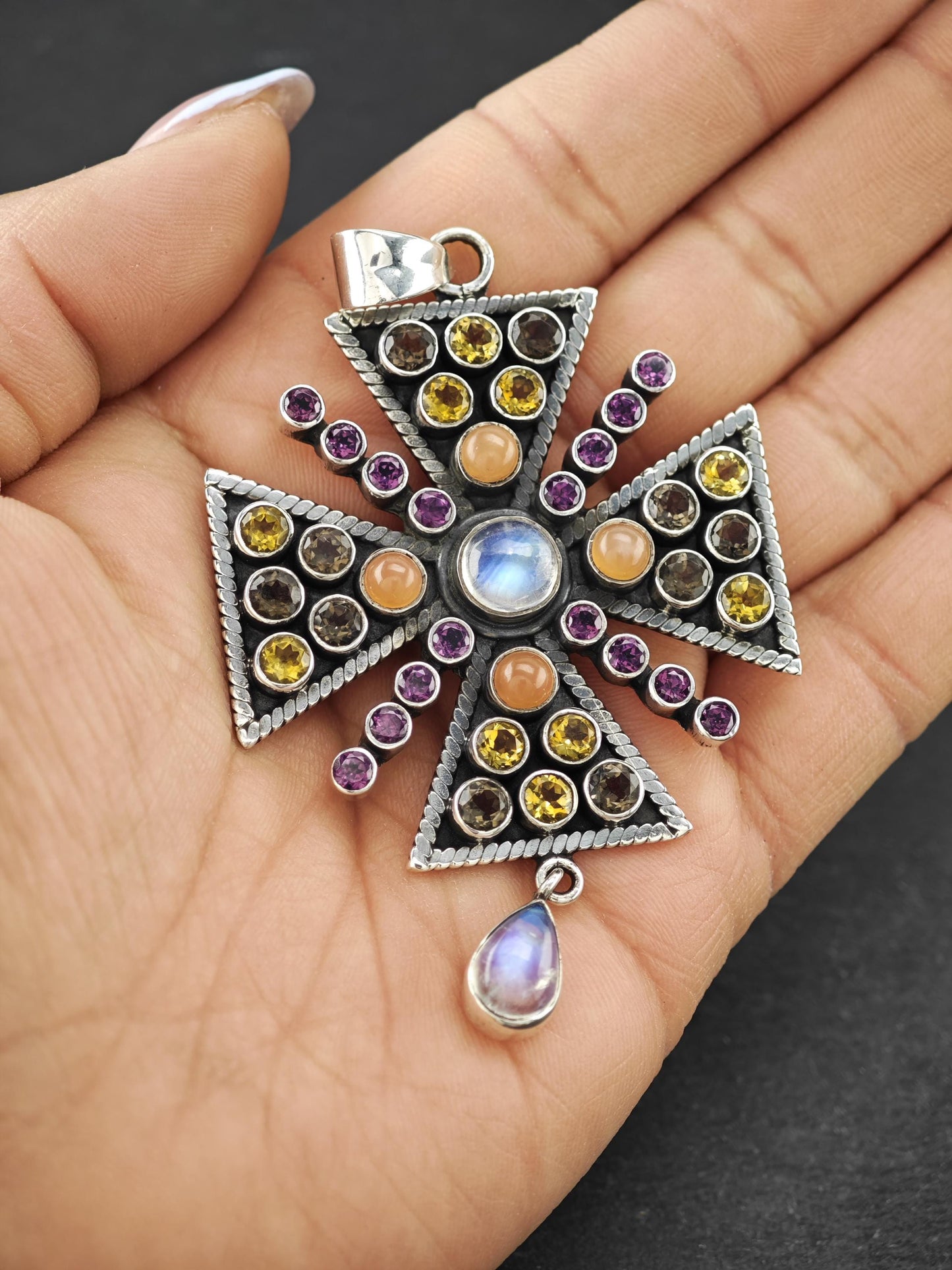 Nicky Butler Cross Pendant Sterling Silver P2687
