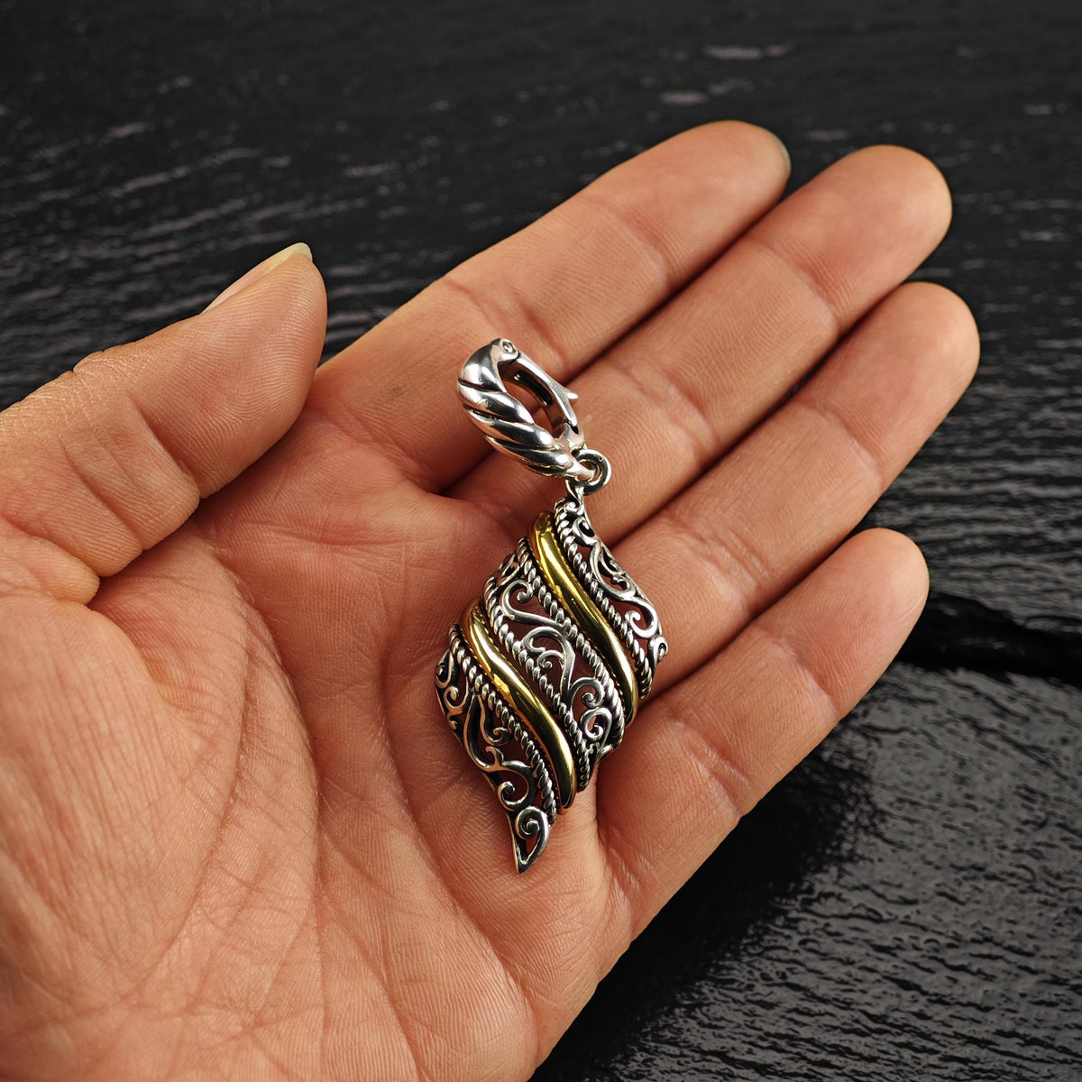 Relios Brass, Carolyn Pollack Sterling Silver Pendant P3156
