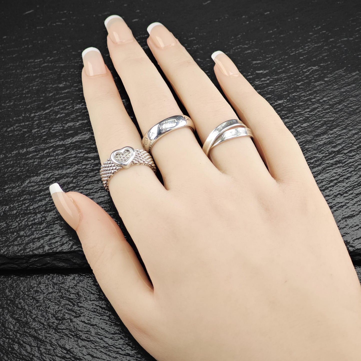 1837 Tiffany Interlocking Bands Sterling Silver