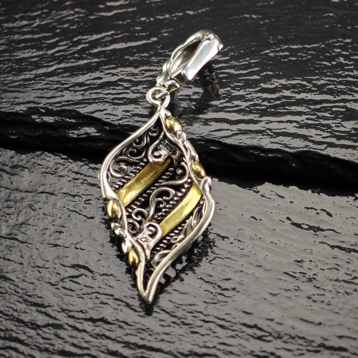 Relios Brass, Carolyn Pollack Sterling Silver Pendant P3156