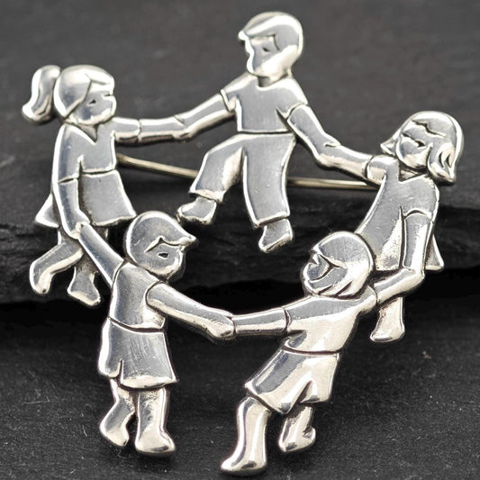 James Avery Ring Around The Roise Brooch Sterling Silver