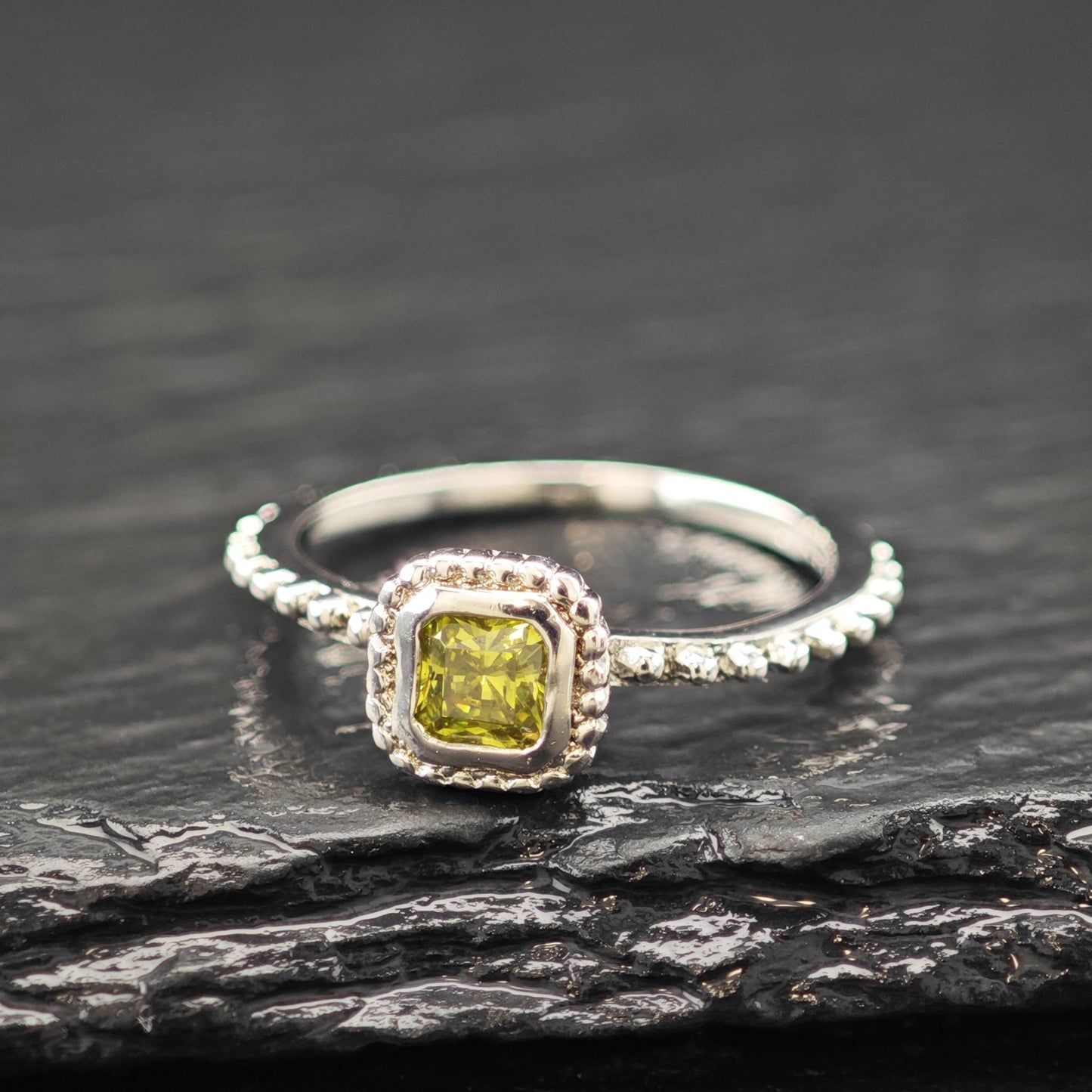 ESPO Sterling Silver Ring Size 7 Elegant Style R6192