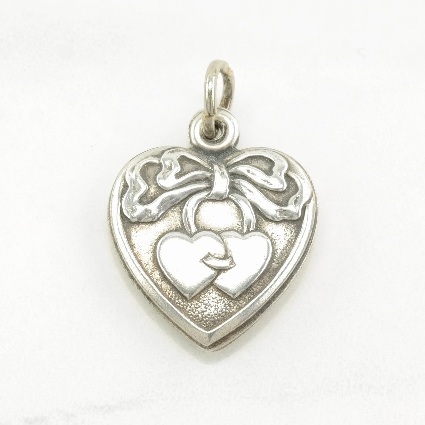 Choice of Vintage Heart Sterling Silver Pendant