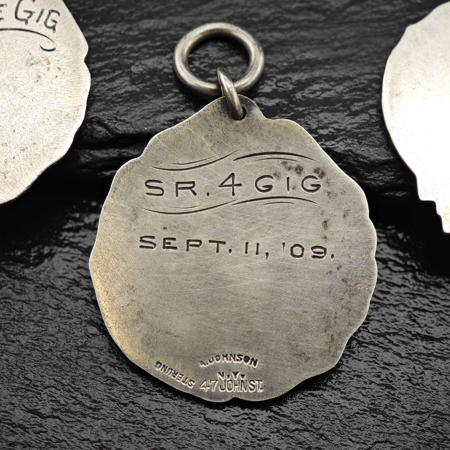 Choice of Antique Fob Pendants Sterling Silver