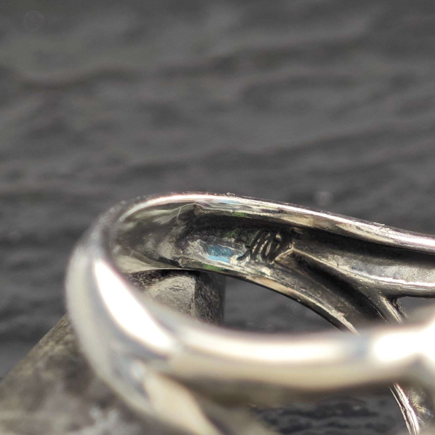 Carolyn Pollack Floral Ring Sterling Silver Size 7