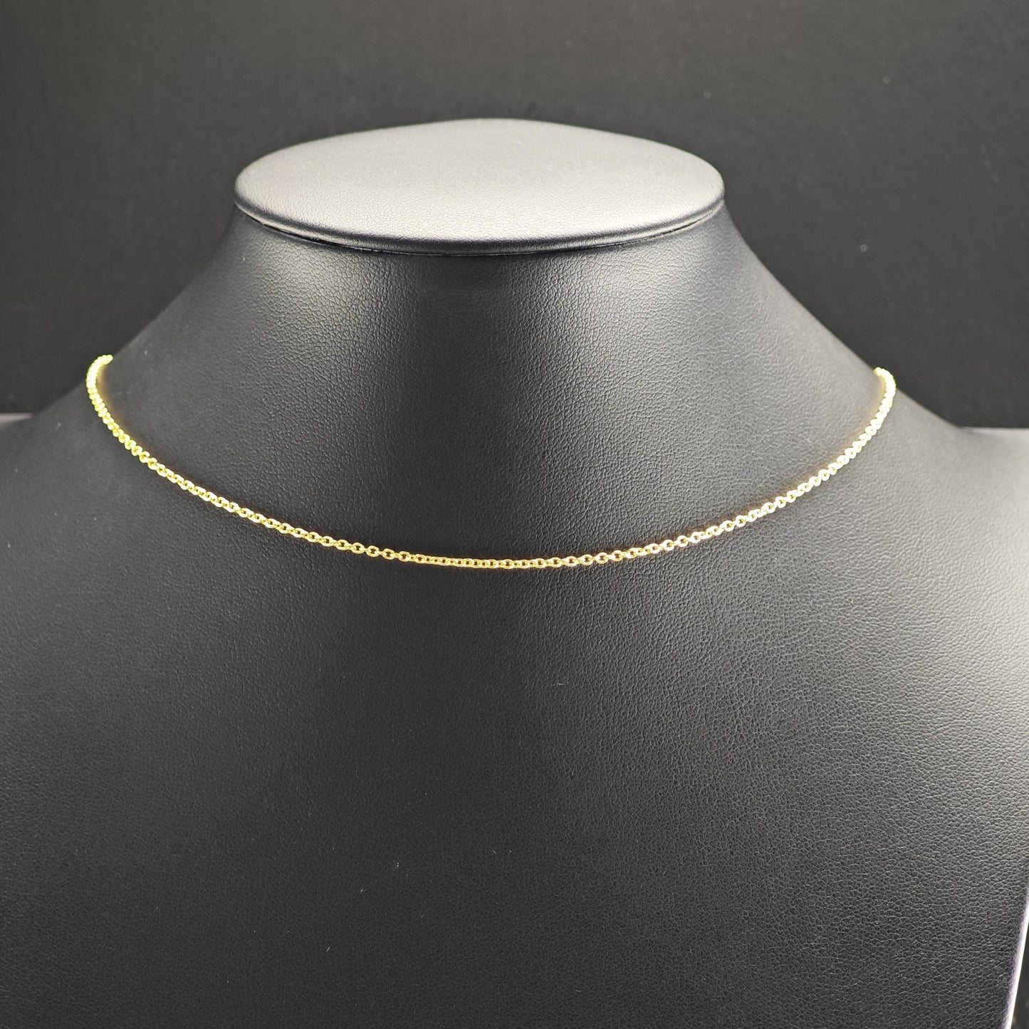 Gold Plated Link Chain Sterling Silver Necklace N2757