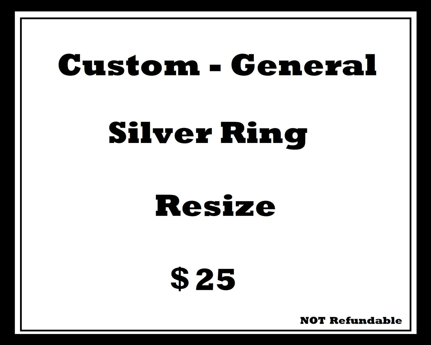 Simple Silver Ring Resize