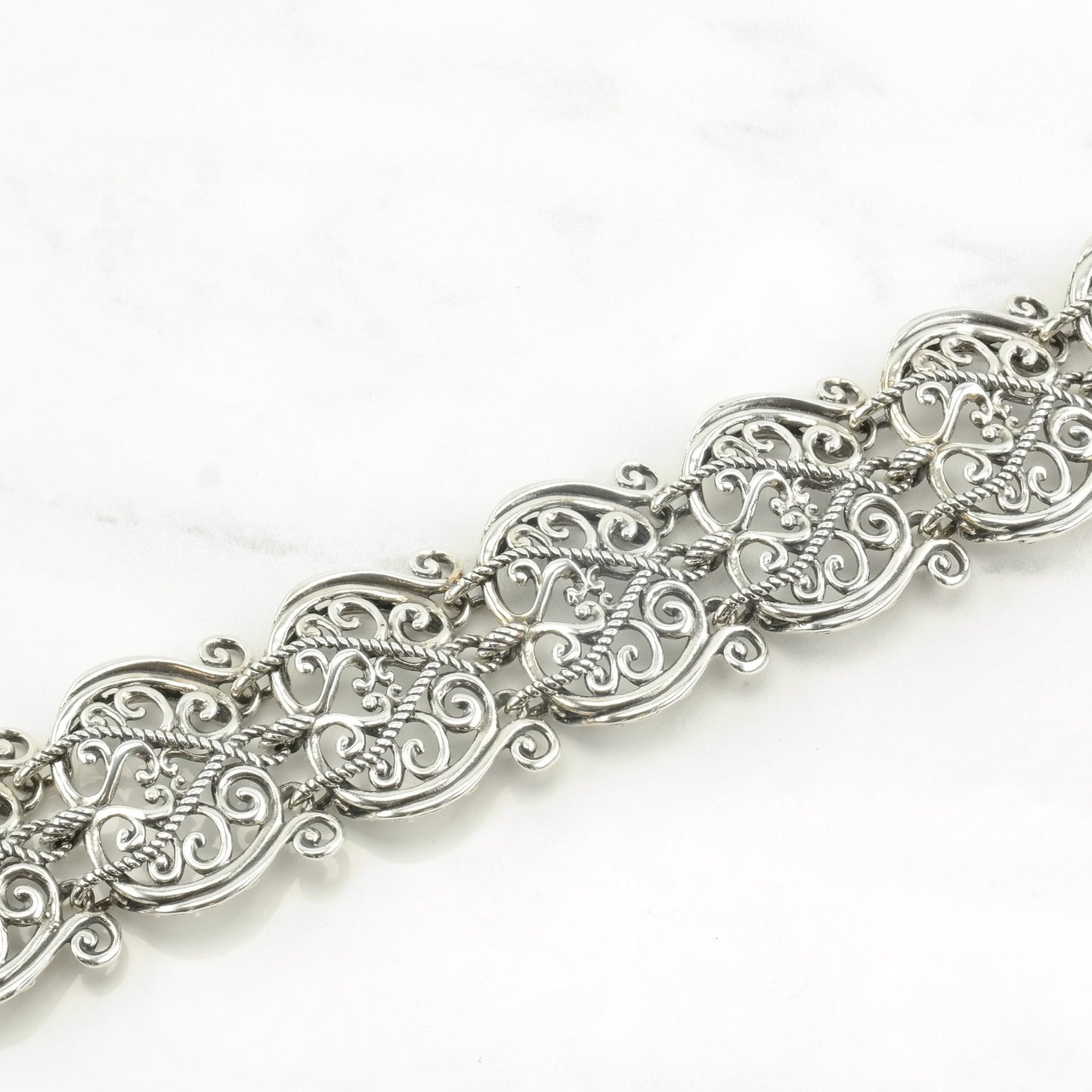 Carolyn Pollack Sterling Silver Link Bracelet