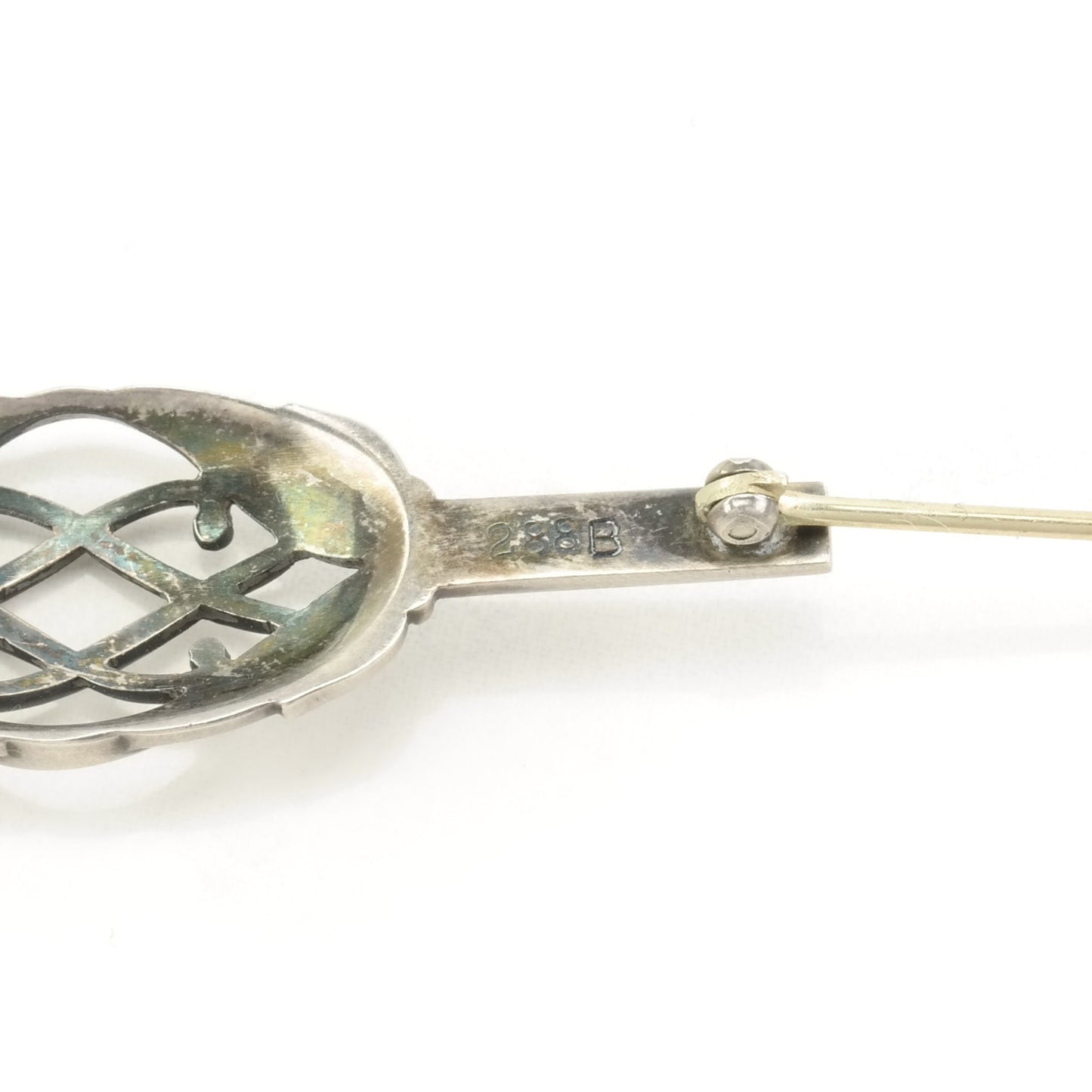 Vintage Georg Jensen Sterling Silver Brooch 288B Floral