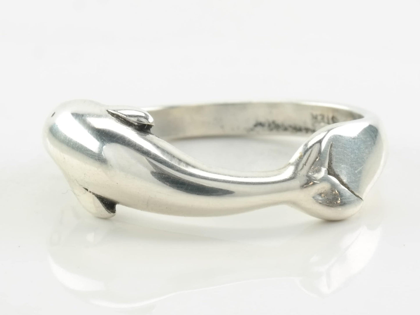 Kabana Ring Dolphin Sterling Silver Size 7