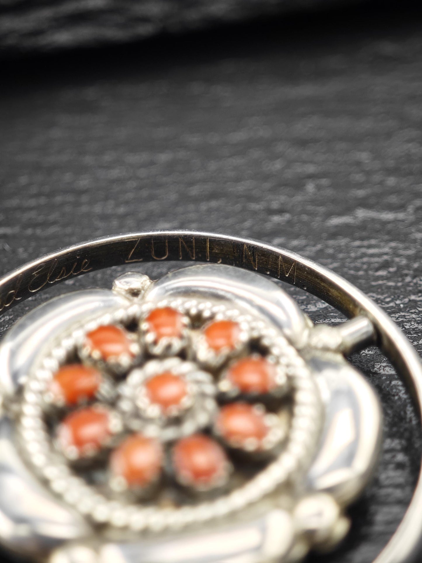 Zuni, Native Reversible, Pendant Sterling Silver P2726