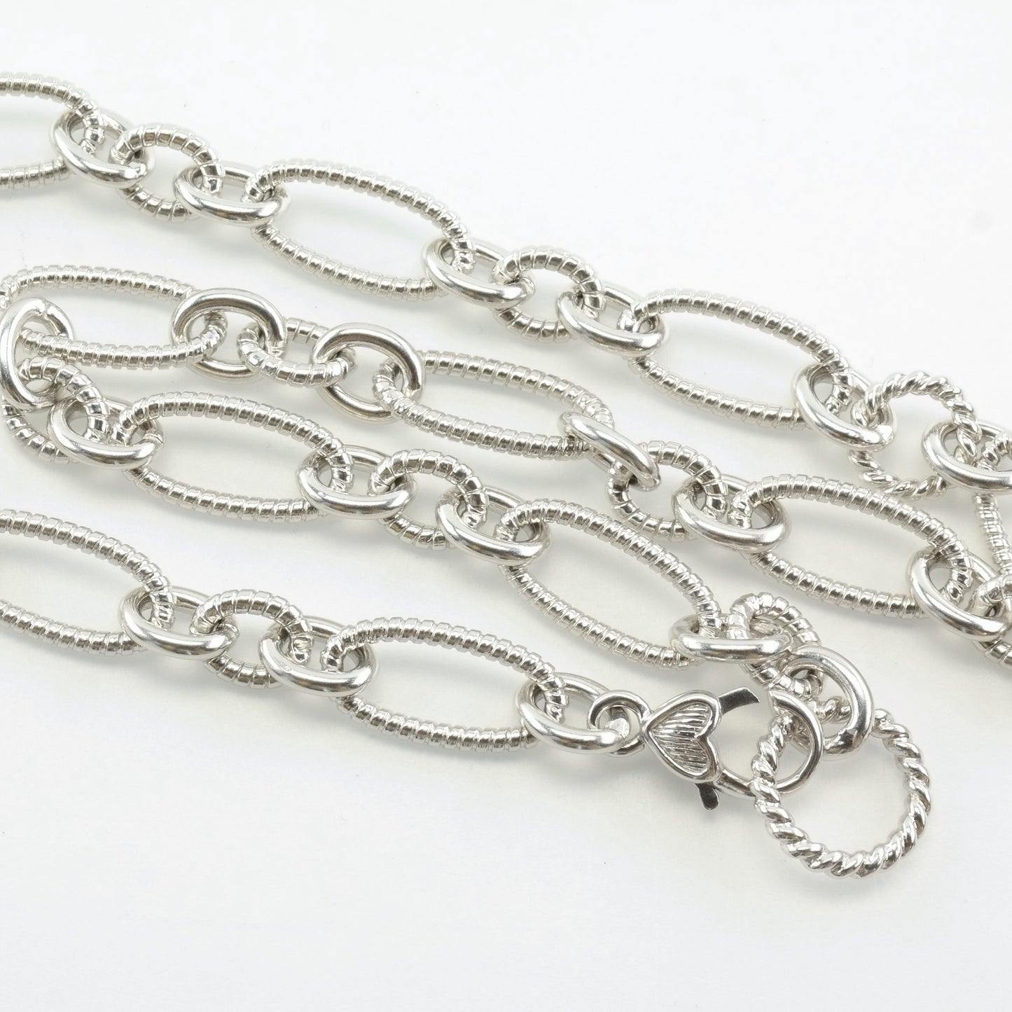 Judith Ripka Sterling Silver Chain Necklace