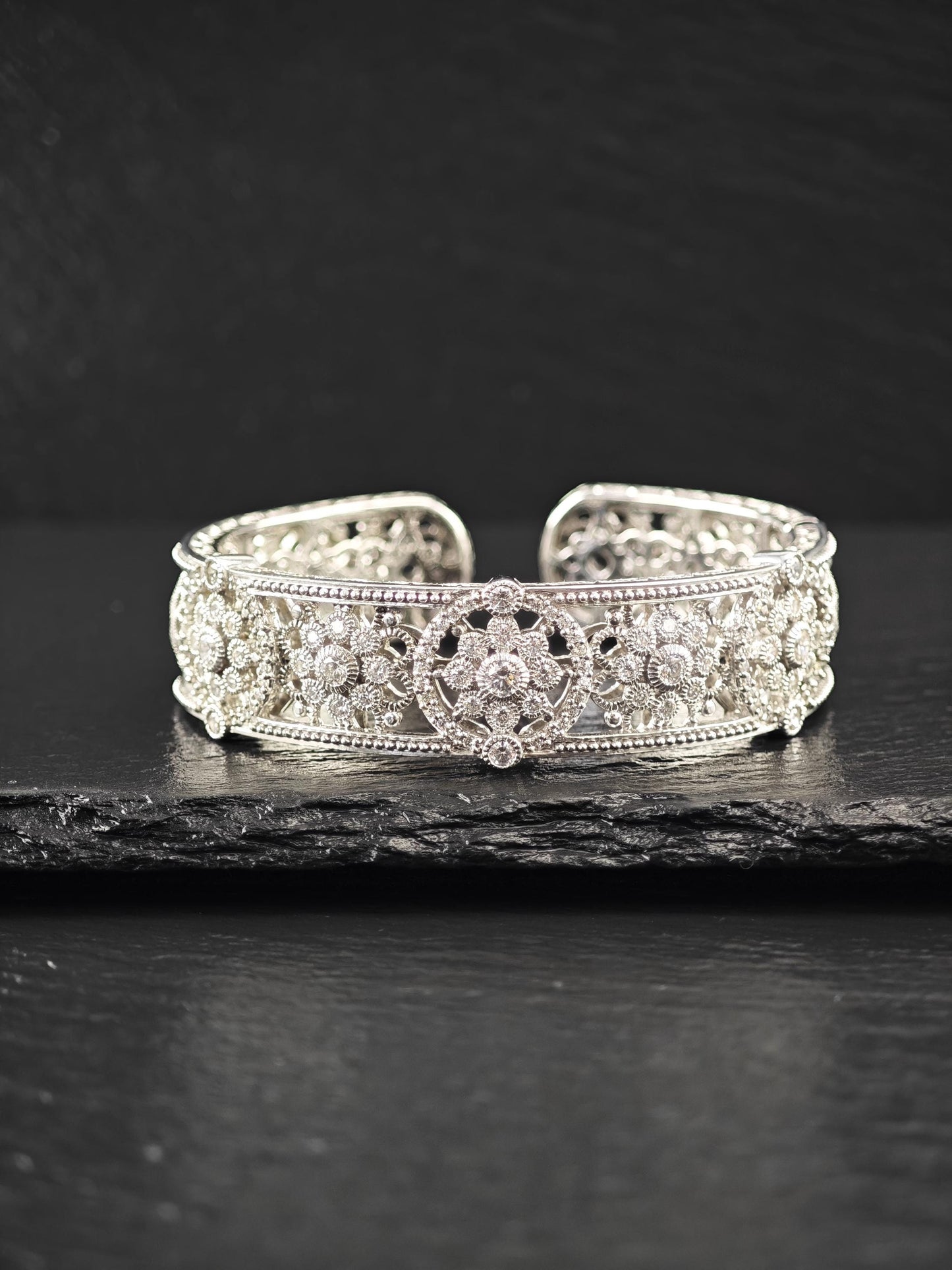 Judith Ripka, DQCZ Bracelet Sterling Silver