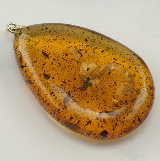 Copal With an Insect Pendant