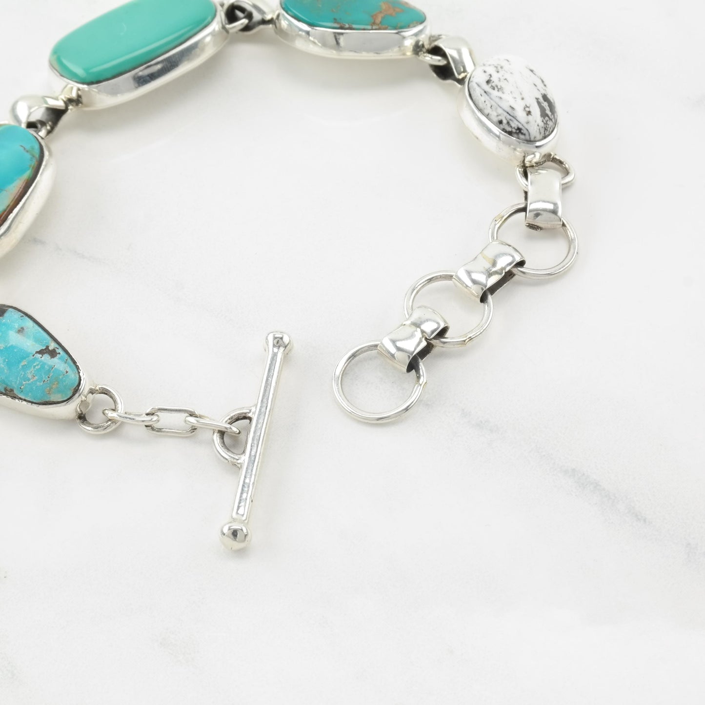 Southwest Turquoise Sterling Silver Bracelet