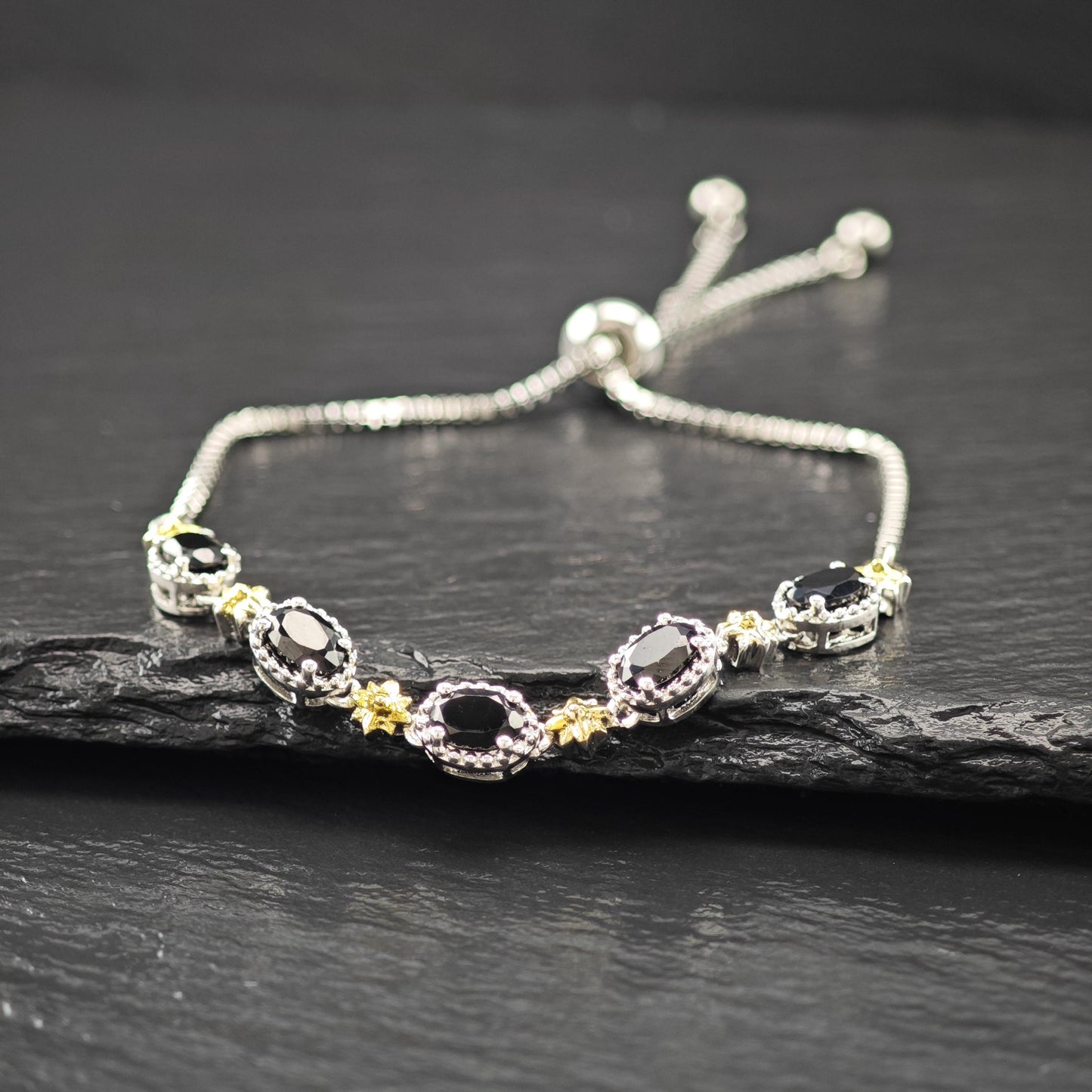 Choice of Bolo Gemstone Bracelets Sterling Silver