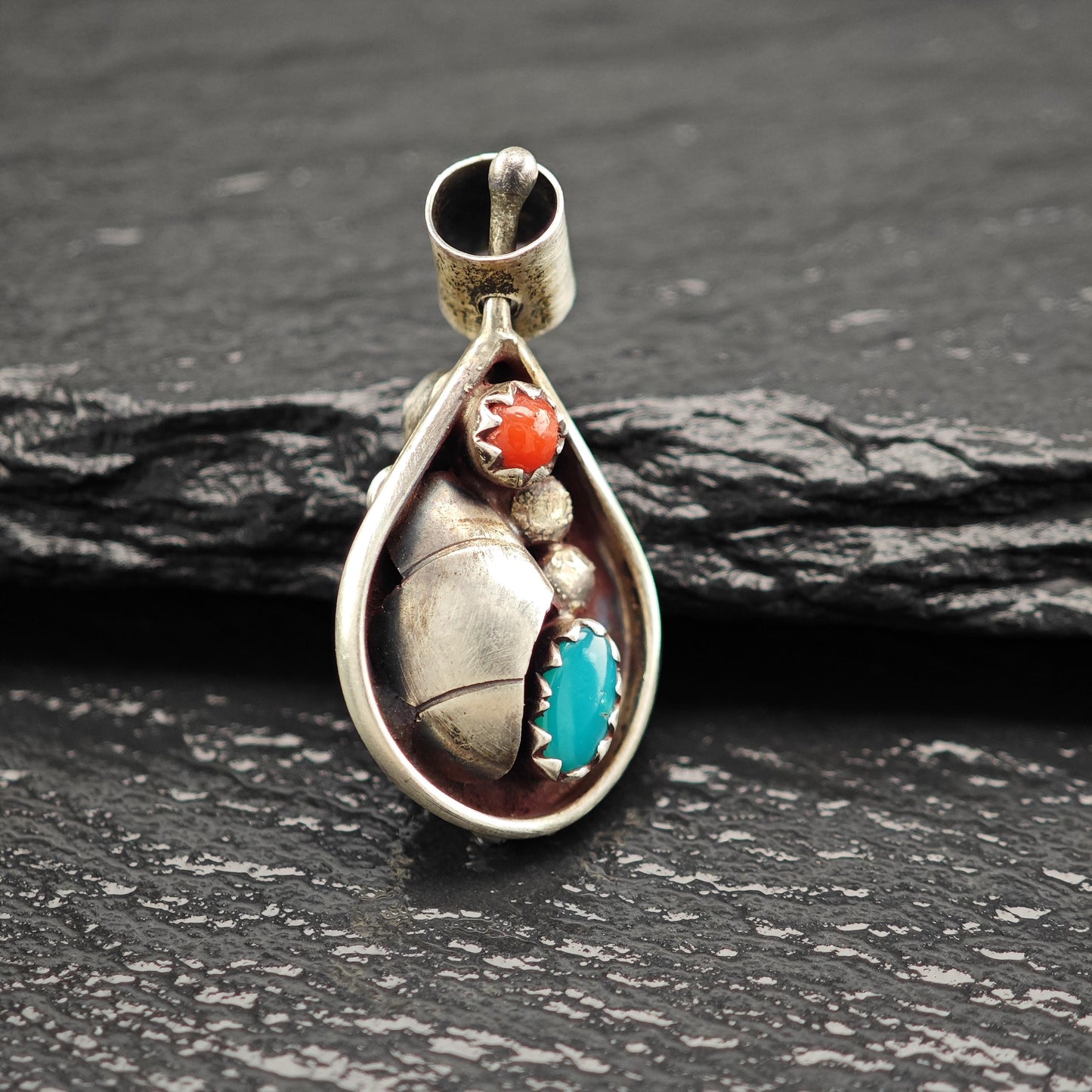 Choice Of Native American & SW Turquoise Pendants Sterling Silver