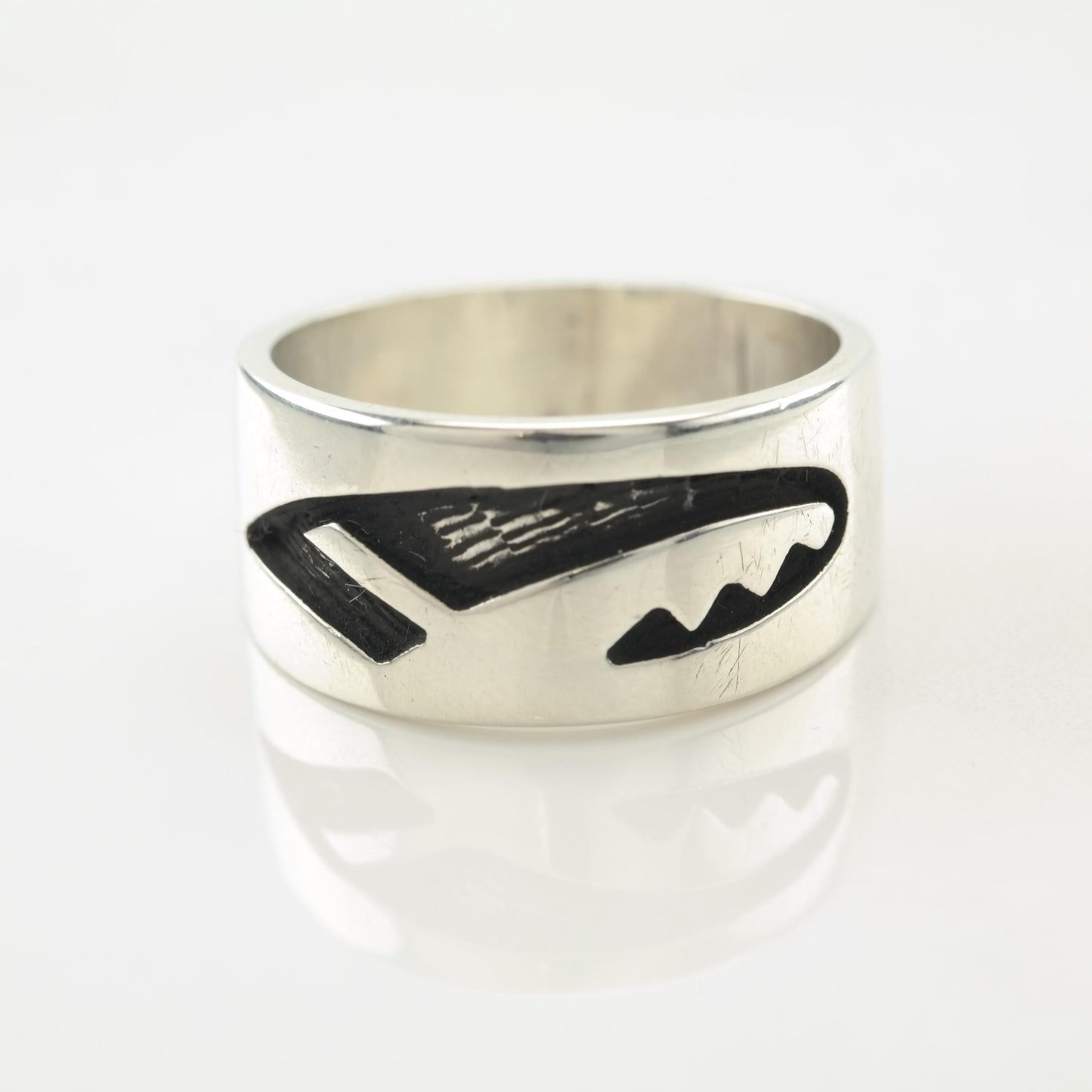 Native American, Hopi Sterling Silver Ring Size 7 1/4