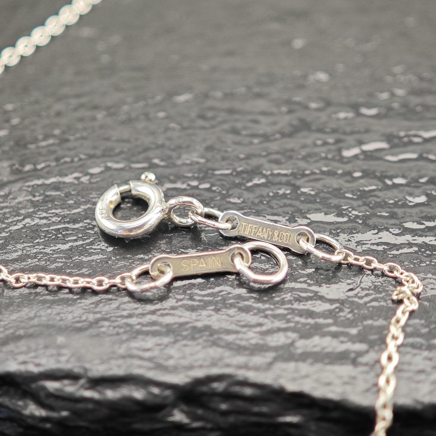 Tiffany Heart Medium Size Necklace Sterling Silver