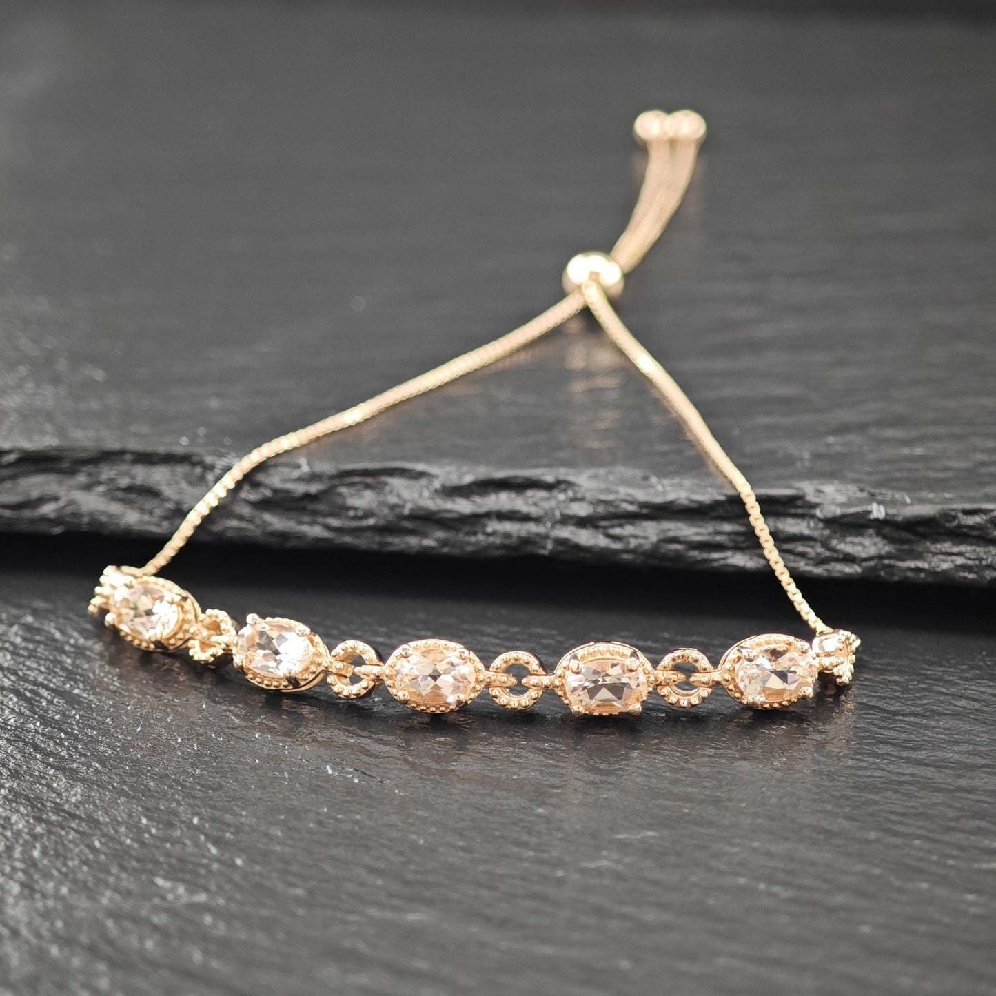 Choice of Bolo Gemstone Bracelets Sterling Silver