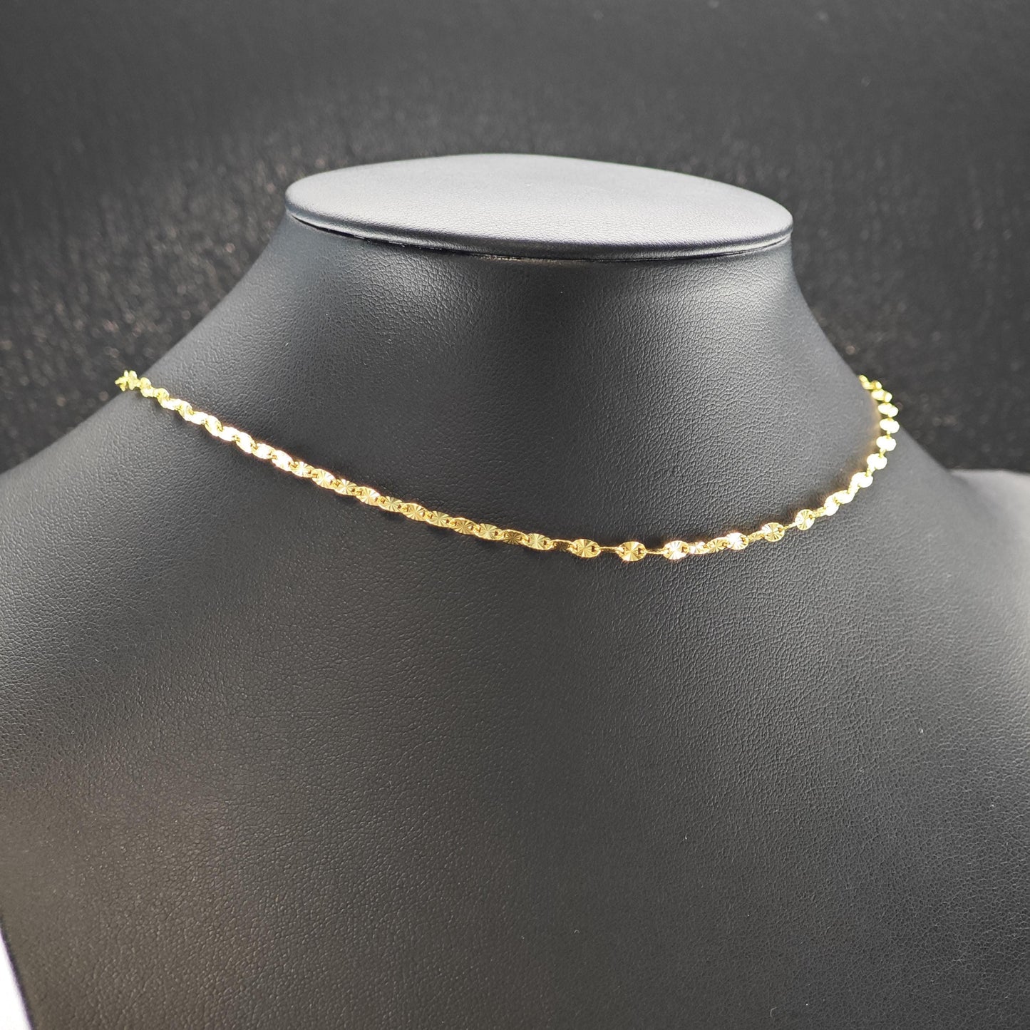 Choice of Sterling Silver Gold Plated Minimalist Chain Necklace 18"/20"/22" N2652
