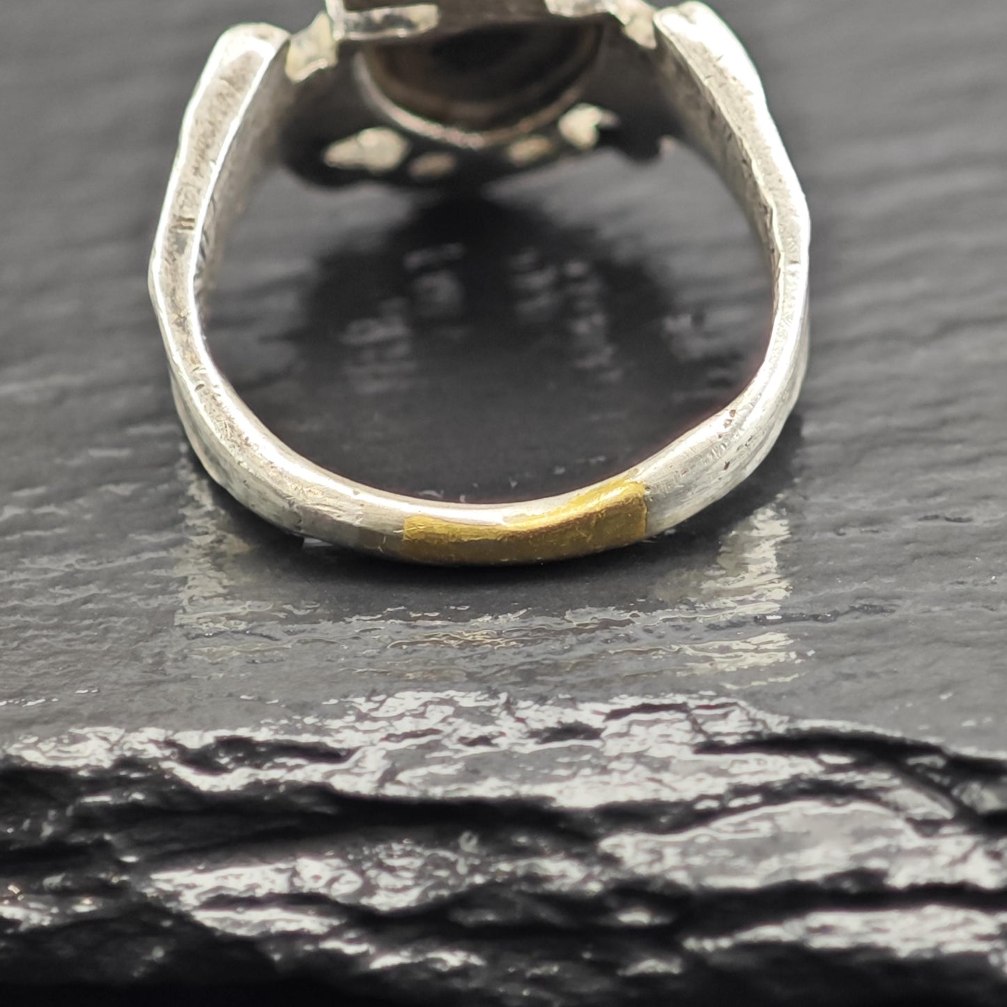 AS IS U.S. Navy Naval Aviator Sterling Silver Ring Sz 5 1/4 R6699