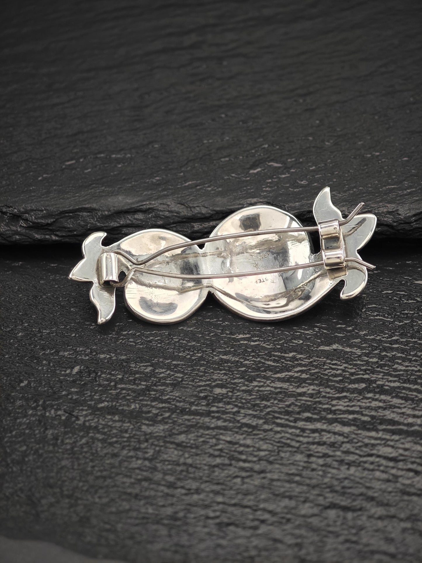 Taxco Style, Swirl Barrette Sterling Silver MISC0314