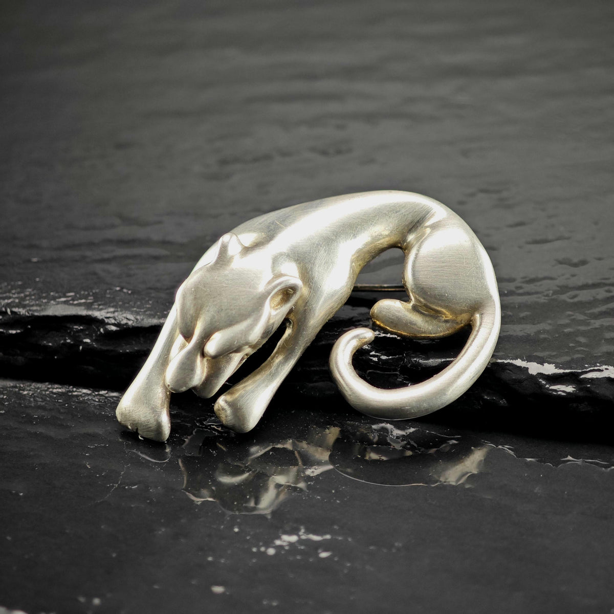 Jaguar Sterling Silver Brooch/Pendant B2269