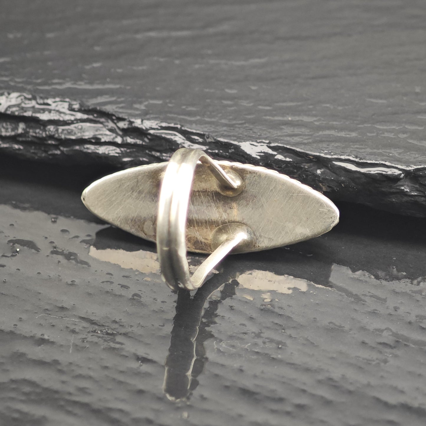 Native American Blue Jay Bird Sterling Silver Ring Sz 6 R6672