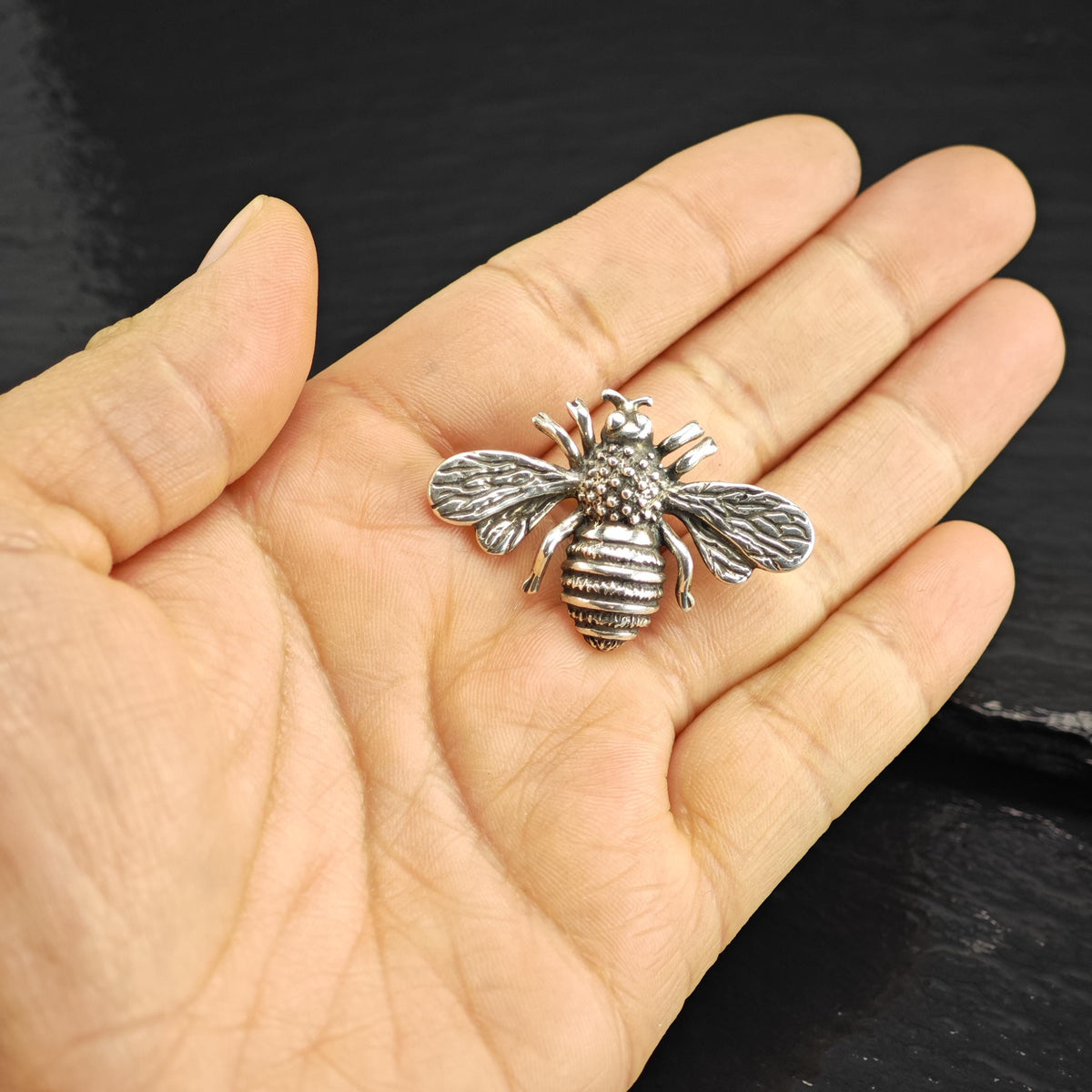 Bee Sterling Silver Brooch B2252