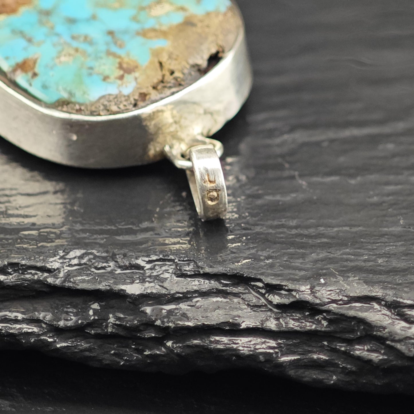 SW Turquoise Sterling Silver Pendant P3069